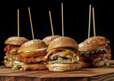 Auswgewählte Burger - Hamburger Sampler