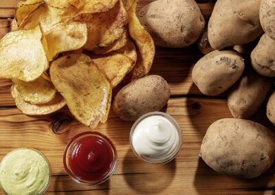 Roundfries mit Dip