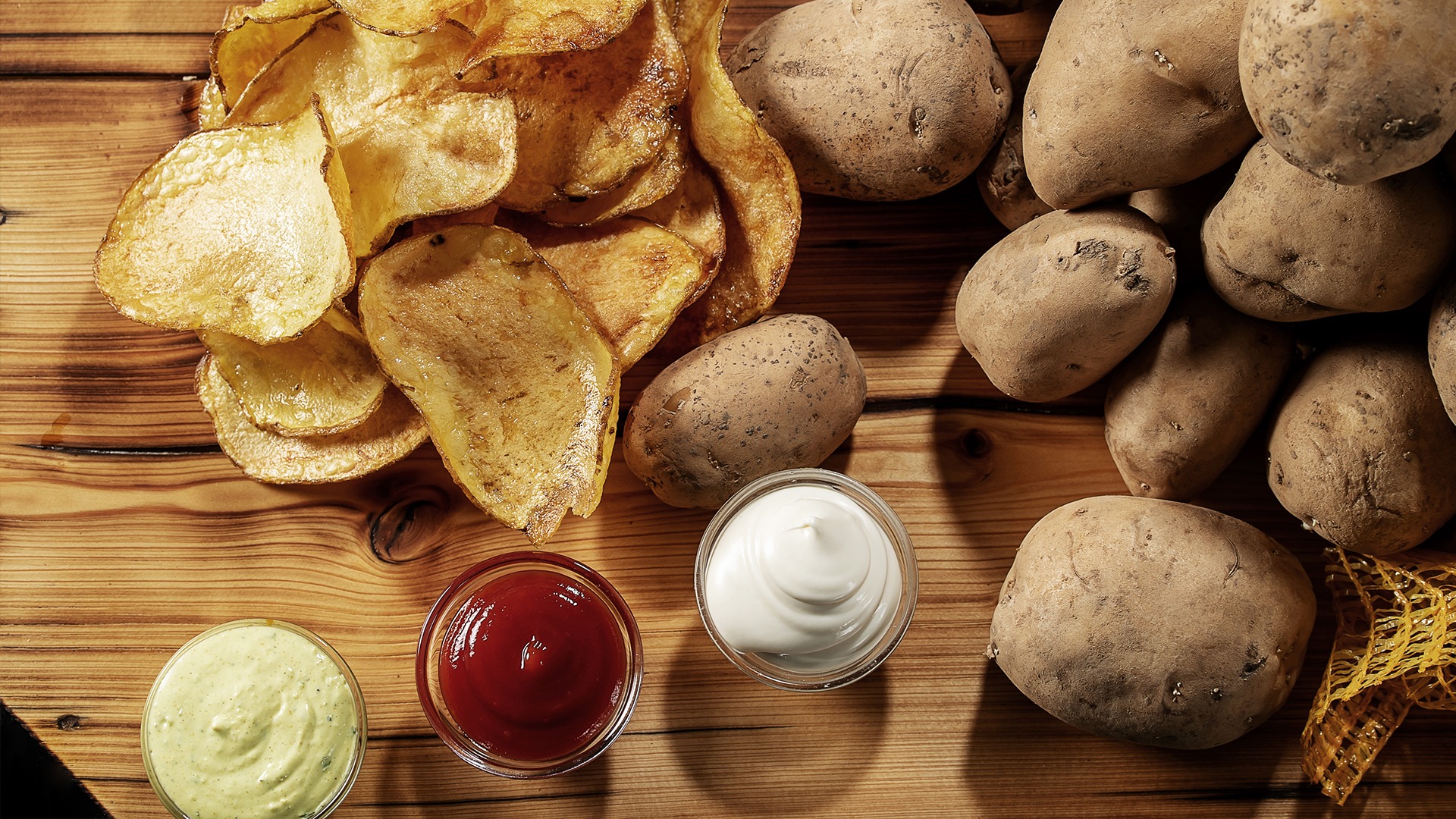 Roundfries mit Dip